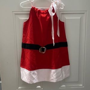 Girls Large Santa Dress